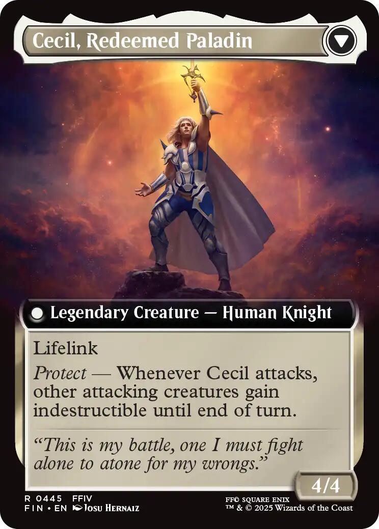Cecil, Dark Knight // Cecil, Redeemed Paladin (Extended Art) [FINAL FANTASY] | Magic Magpie