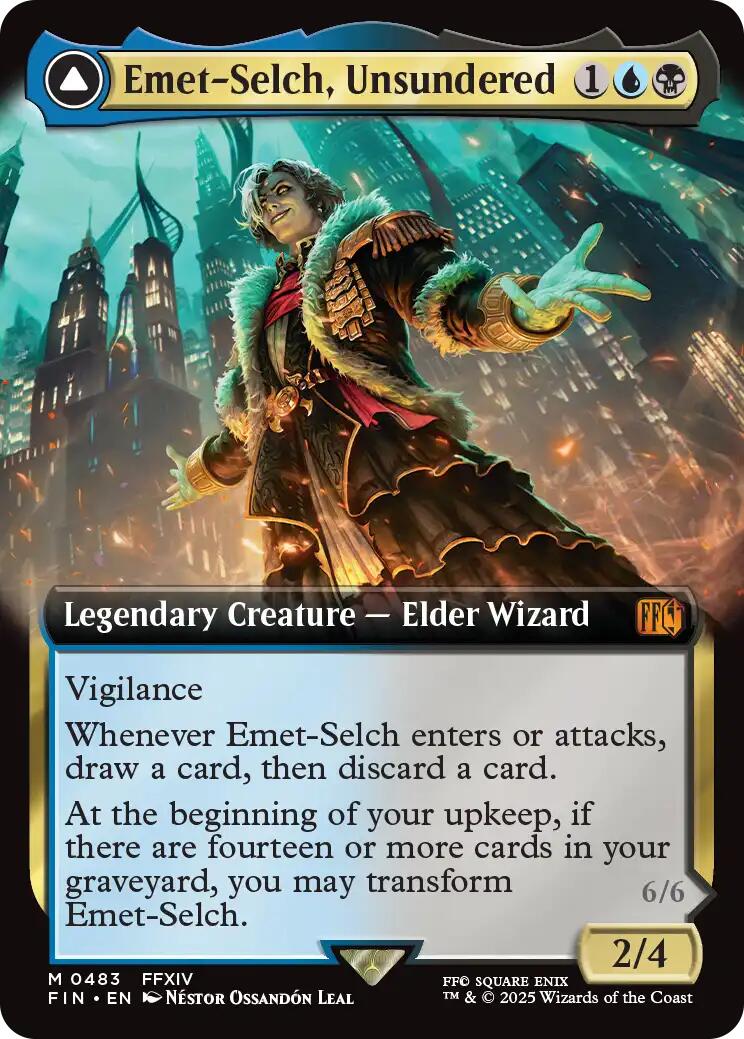 Emet-Selch, Unsundered // Hades, Sorcerer of Eld (Extended Art) [FINAL FANTASY] | Magic Magpie