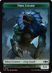 Frog Lizard // Dragon (0014) Double-Sided Token [Tarkir: Dragonstorm Commander Tokens] | Magic Magpie