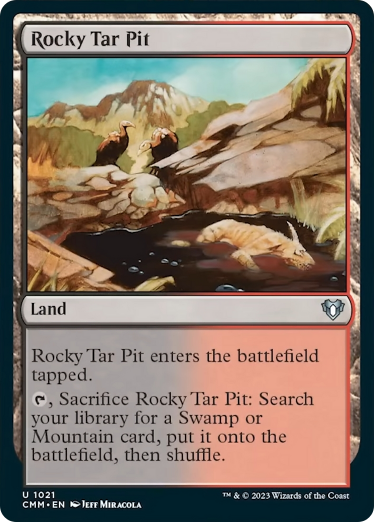 Rocky Tar Pit [Commander Masters] | Magic Magpie