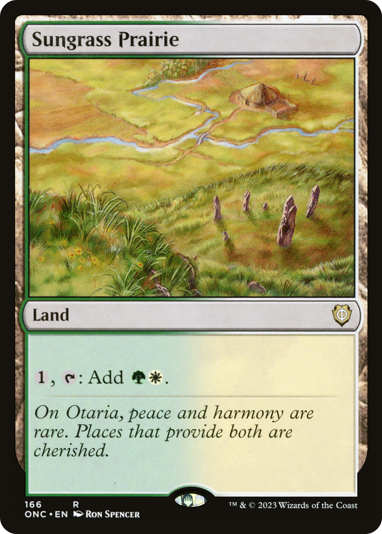 Sungrass Prairie [Phyrexia: All Will Be One Commander] | Magic Magpie