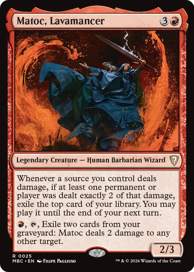 Matoc, Lavamancer [Mystery Booster: Commander Edition] | Magic Magpie