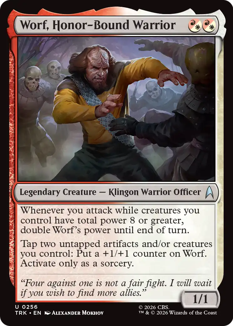 Worf, Honor-Bound Warrior [Star Trek] | Magic Magpie