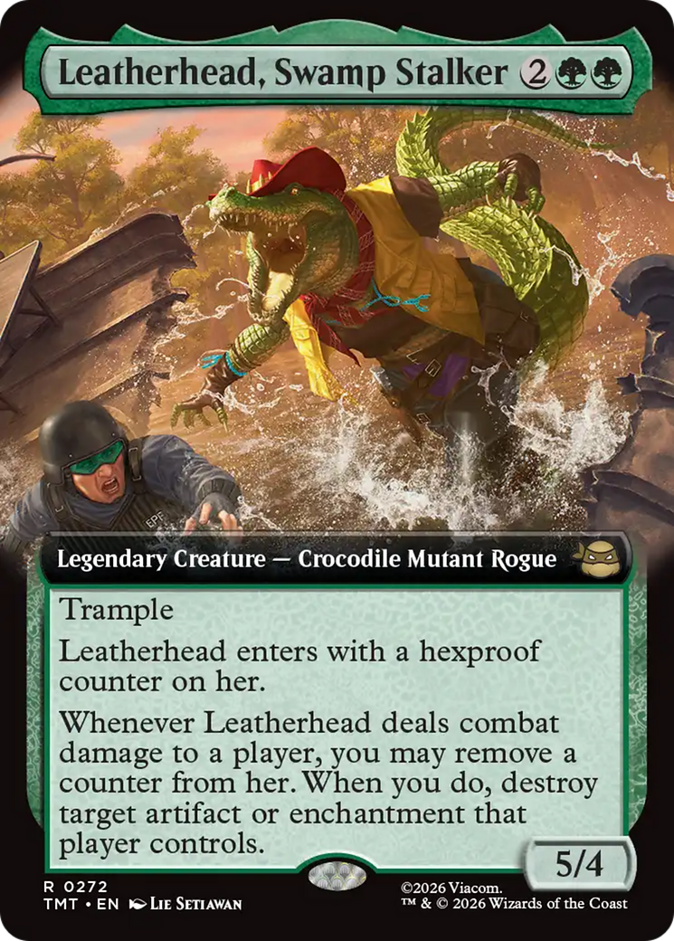 Leatherhead, Swamp Stalker (Extended Art) [Teenage Mutant Ninja Turtles] | Magic Magpie