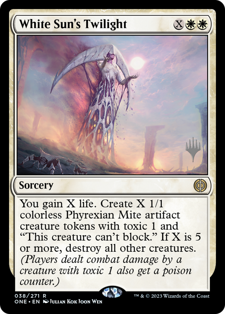 White Sun's Twilight (Promo Pack) [Phyrexia: All Will Be One Promos] | Magic Magpie