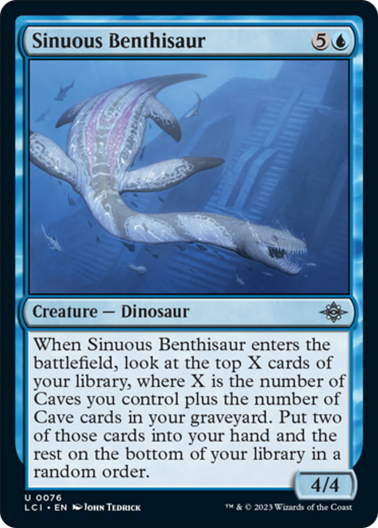 Sinuous Benthisaur [The Lost Caverns of Ixalan] | Magic Magpie