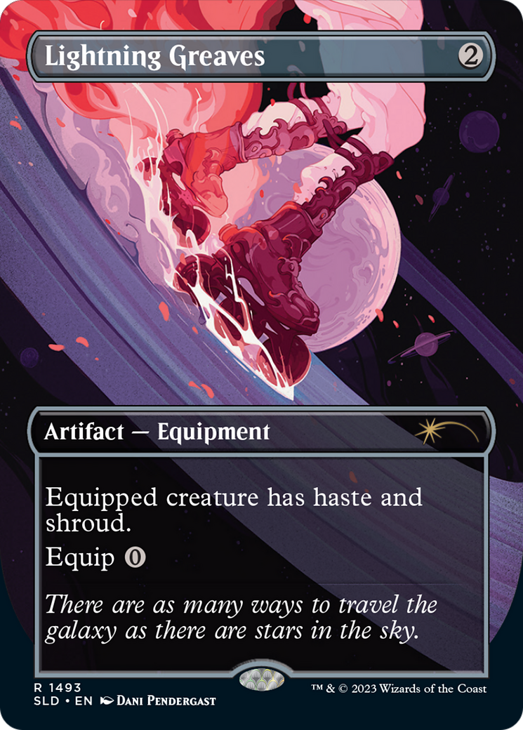 Lightning Greaves (1493) (Galaxy Foil) [Secret Lair Drop Series] | Magic Magpie