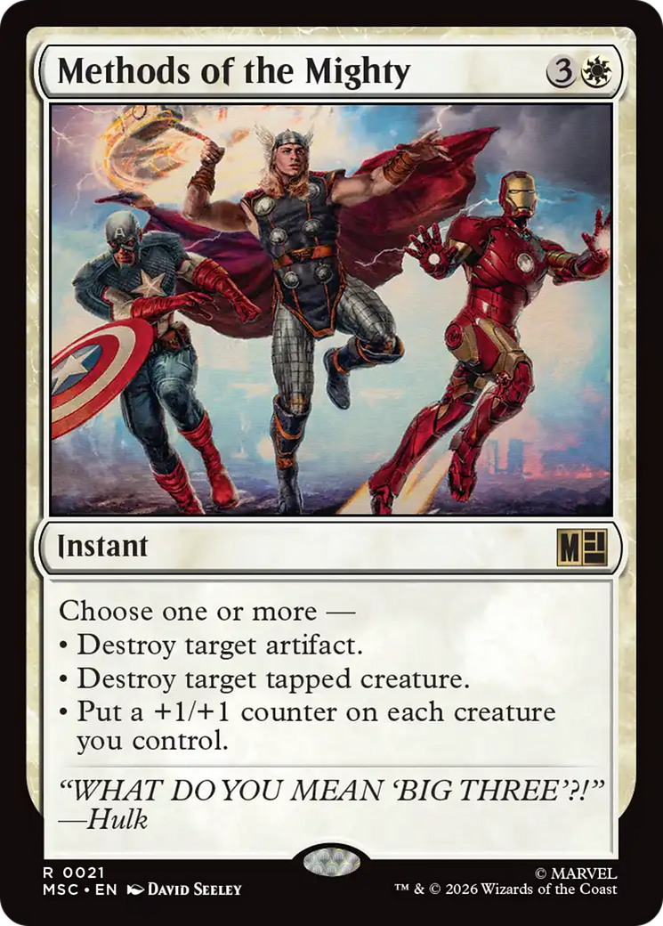 Methods of the Mighty [Marvel Super Heroes Commander] | Magic Magpie