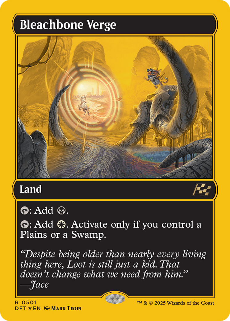 Bleachbone Verge (First-Place Foil) [Aetherdrift] | Magic Magpie