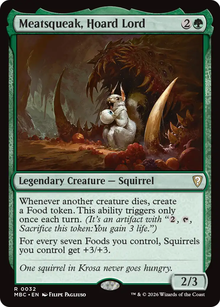 Meatsqueak, Hoard Lord [Mystery Booster: Commander Edition] | Magic Magpie
