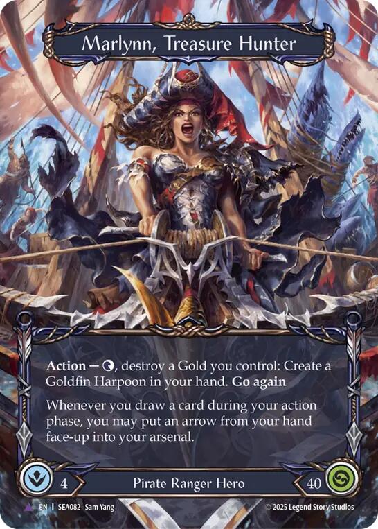 Marlynn, Treasure Hunter (Marvel) [SEA082] (High Seas)  Cold Foil | Magic Magpie