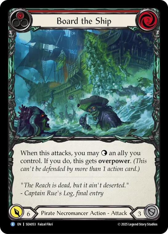 Board the Ship [SEA053] (High Seas)  Rainbow Foil | Magic Magpie