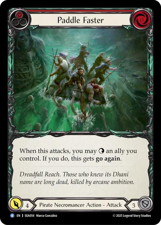 Paddle Faster [SEA054] (High Seas)  Rainbow Foil | Magic Magpie