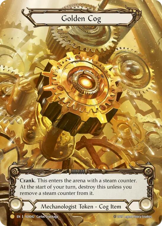 Golden Cog (Marvel) [SEA042] (High Seas)  Rainbow Foil | Magic Magpie