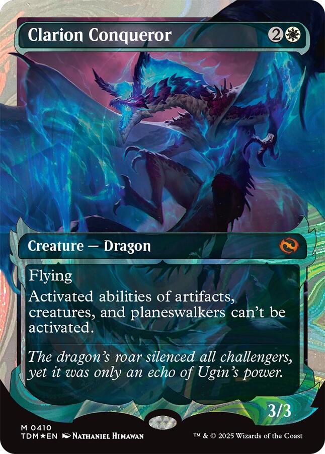 Clarion Conqueror (Showcase) (Halo Foil) [Tarkir: Dragonstorm] | Magic Magpie