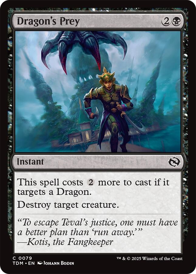 Dragon's Prey [Tarkir: Dragonstorm] | Magic Magpie