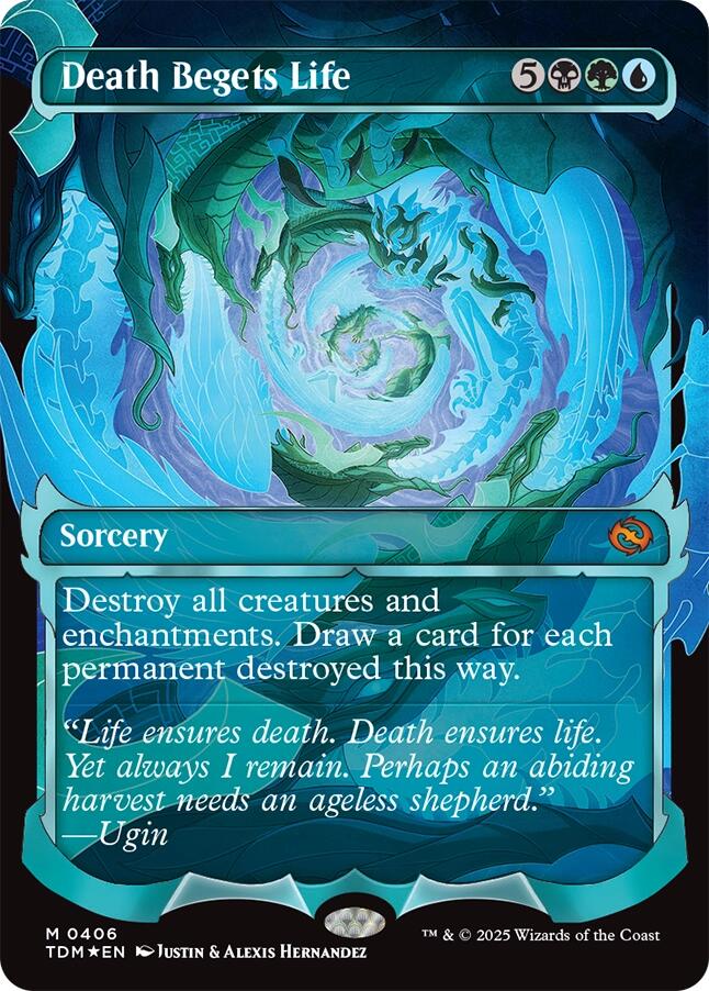 Death Begets Life (Showcase) [Tarkir: Dragonstorm] | Magic Magpie