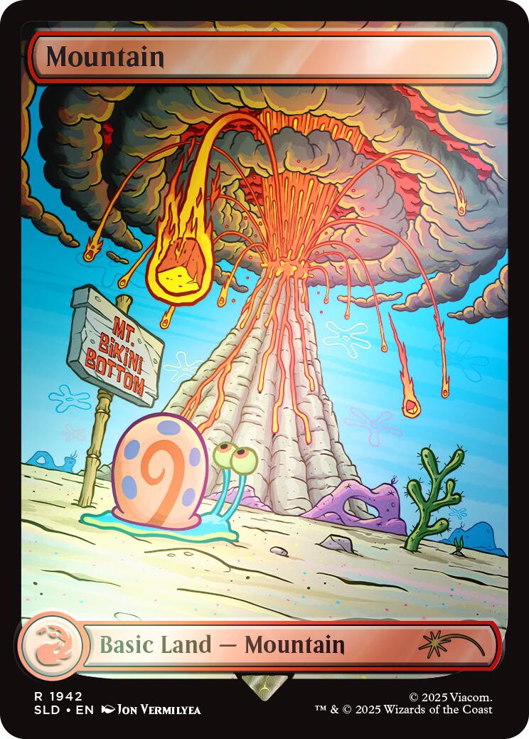 Mountain (1942) (Rainbow Foil) [Secret Lair Drop Series] | Magic Magpie