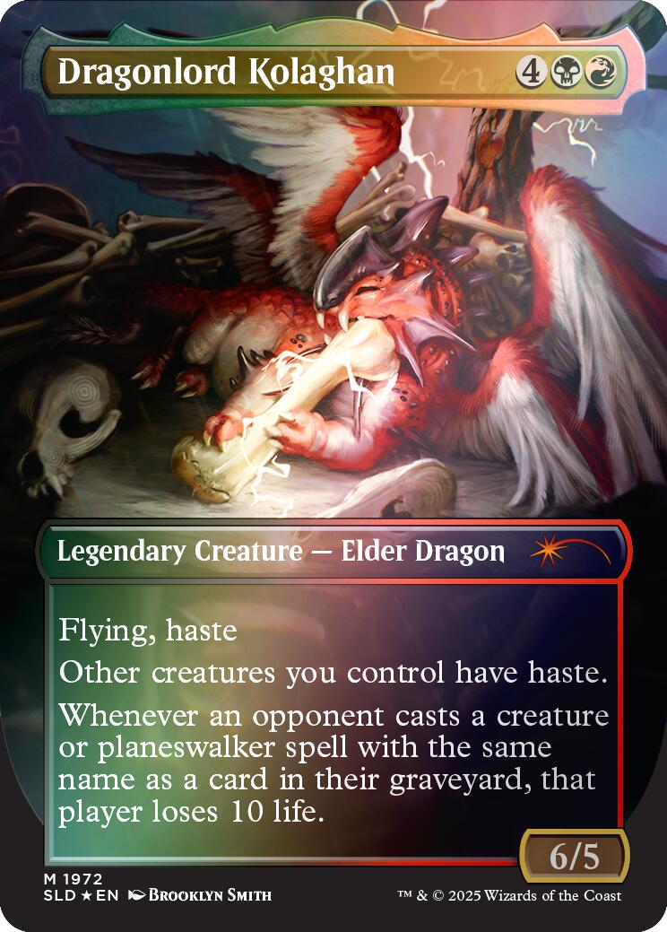Dragonlord Kolaghan (1972) (Rainbow Foil) [Secret Lair Drop Series] | Magic Magpie