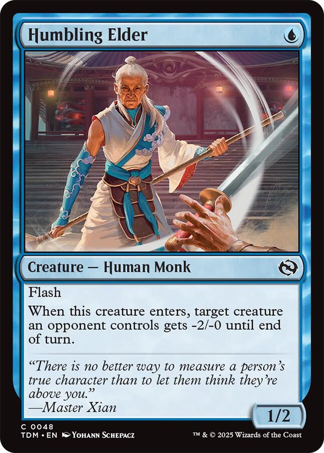 Humbling Elder [Tarkir: Dragonstorm] | Magic Magpie