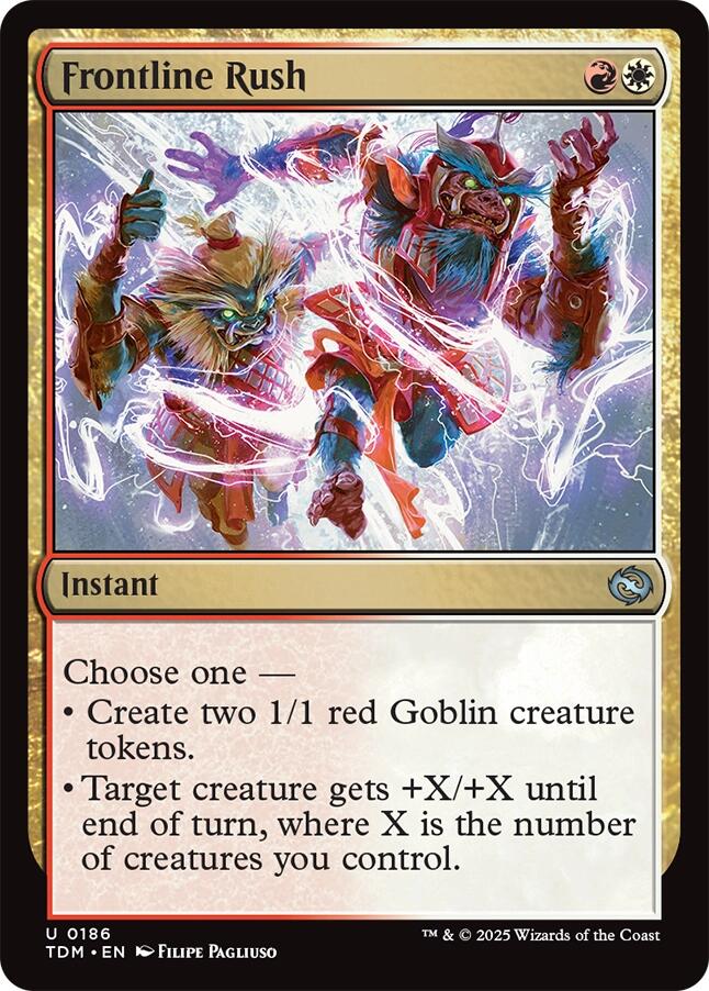 Frontline Rush [Tarkir: Dragonstorm] | Magic Magpie