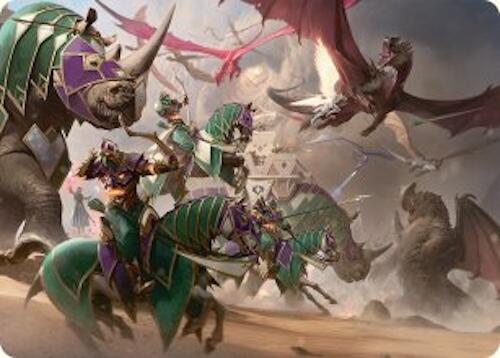 United Battlefront Art Card (5/54) [Tarkir: Dragonstorm Art Series] | Magic Magpie