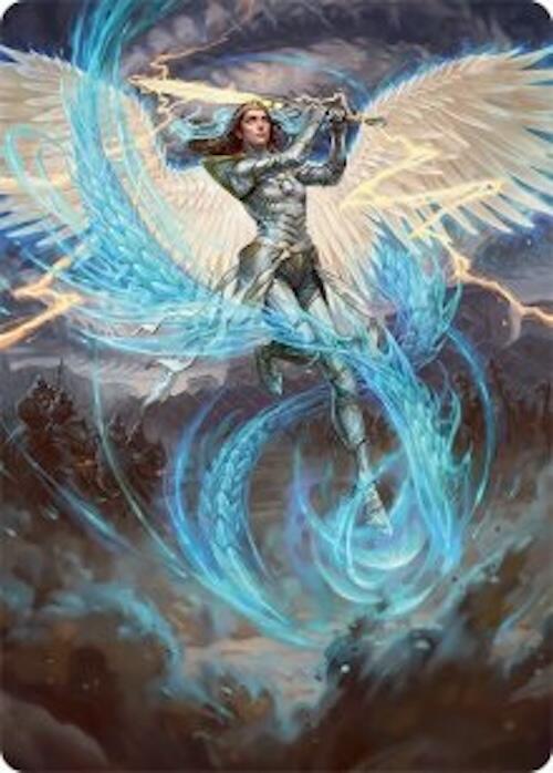 Elspeth, Storm Slayer Art Card (49/54) [Tarkir: Dragonstorm Art Series] | Magic Magpie