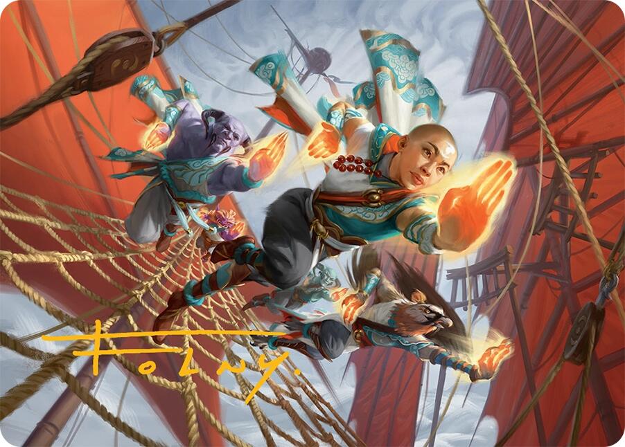 Aligned Heart Art Card (52/54) (Gold-Stamped Signature) [Tarkir: Dragonstorm Art Series] | Magic Magpie