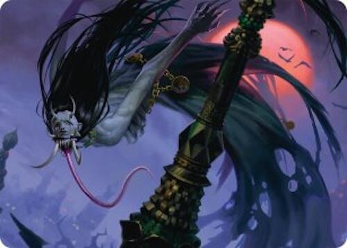 Qarsi Revenant Art Card (12/54) [Tarkir: Dragonstorm Art Series] | Magic Magpie