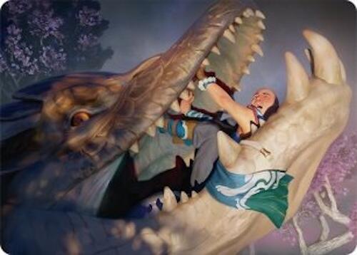 Jaws of Defeat Art Card (53/54) [Tarkir: Dragonstorm Art Series] | Magic Magpie