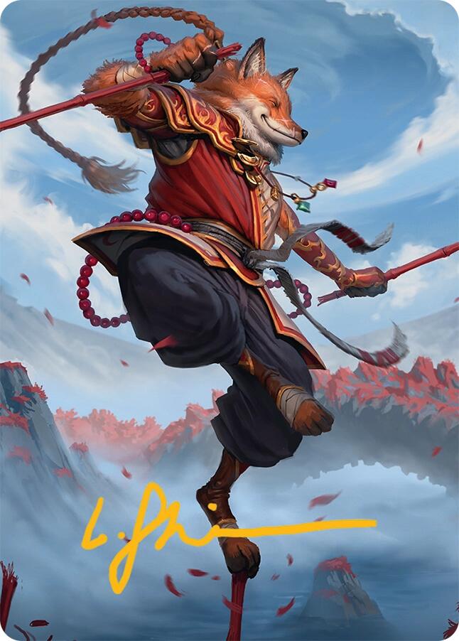 Equilibrium Adept Art Card (16/54) (Gold-Stamped Signature) [Tarkir: Dragonstorm Art Series] | Magic Magpie