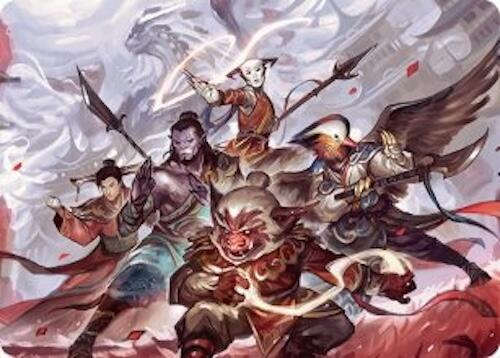 Will of the Jeskai Art Card (54/54) [Tarkir: Dragonstorm Art Series] | Magic Magpie