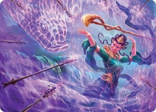 Snakeskin Veil Art Card (19/54) [Tarkir: Dragonstorm Art Series] | Magic Magpie