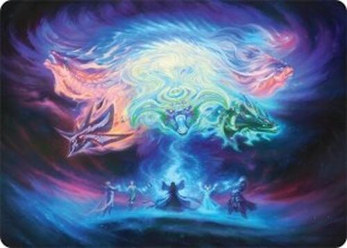 Call the Spirit Dragons Art Card (21/54) [Tarkir: Dragonstorm Art Series] | Magic Magpie