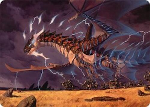 Neriv, Heart of the Storm Art Card (25/54) [Tarkir: Dragonstorm Art Series] | Magic Magpie