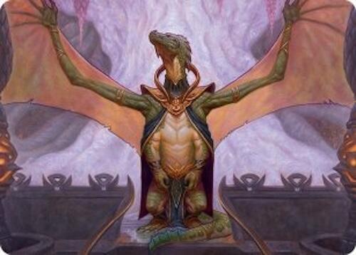 Kheru Goldkeeper Art Card (36/54) [Tarkir: Dragonstorm Art Series] | Magic Magpie