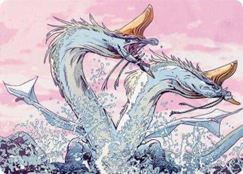 Twinmaw Stormbrood Art Card (39/54) [Tarkir: Dragonstorm Art Series] | Magic Magpie