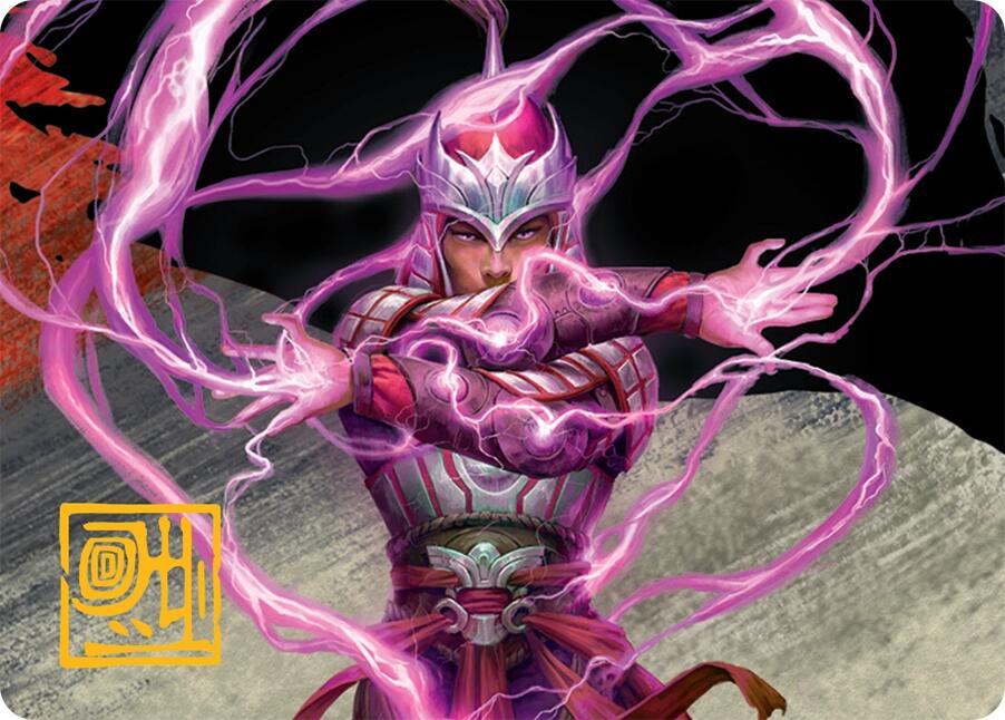 All-Out Assault Art Card (43/54) (Gold-Stamped Signature) [Tarkir: Dragonstorm Art Series] | Magic Magpie