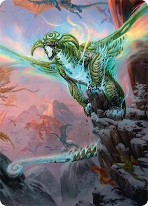 Ureni of the Unwritten Art Card (51/54) [Tarkir: Dragonstorm Art Series] | Magic Magpie