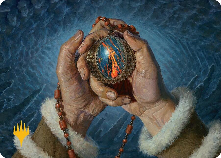 Mox Jasper Art Card (28/54) (Gold-Stamped) [Tarkir: Dragonstorm Art Series] | Magic Magpie