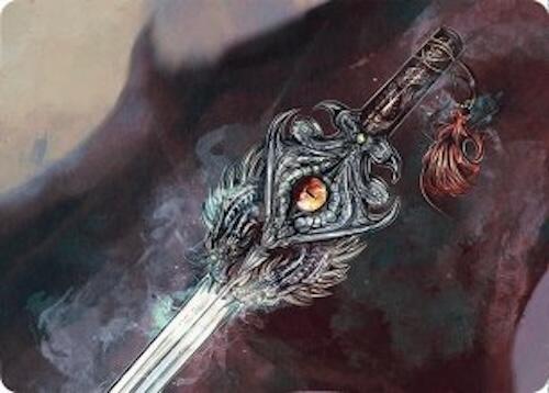 Dragonfire Blade Art Card (40/54) [Tarkir: Dragonstorm Art Series] | Magic Magpie