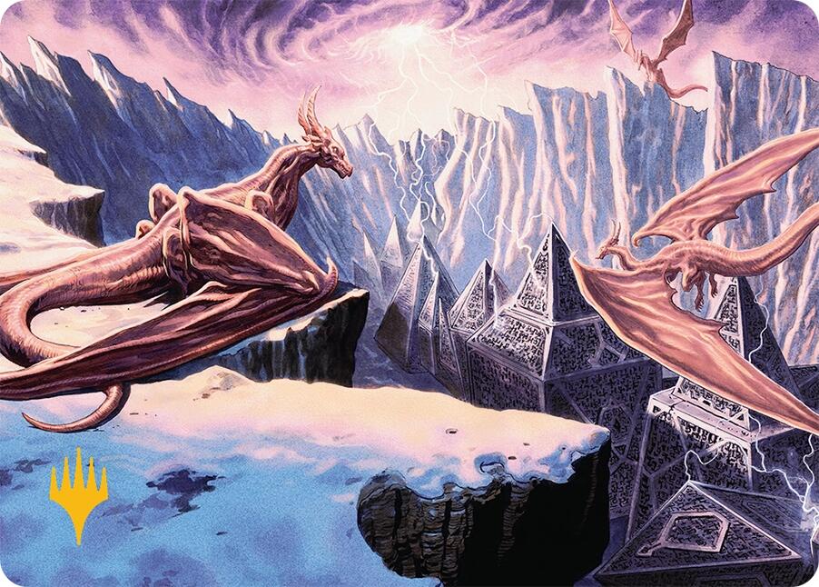 Maelstrom of the Spirit Dragon (42/54) (Gold-Stamped) [Tarkir: Dragonstorm Art Series] | Magic Magpie