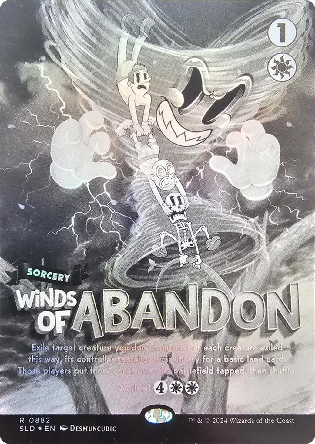 Winds of Abandon (Black & White Foil) [Secret Lair Drop Series] | Magic Magpie
