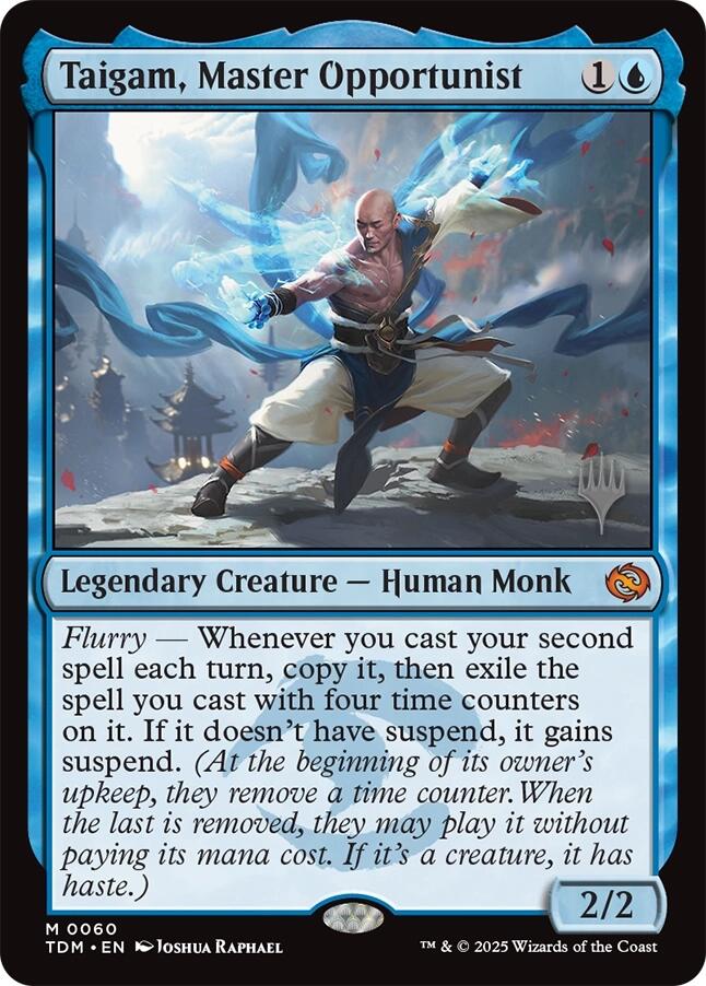Taigam, Master Opportunist [Tarkir: Dragonstorm Promos] | Magic Magpie