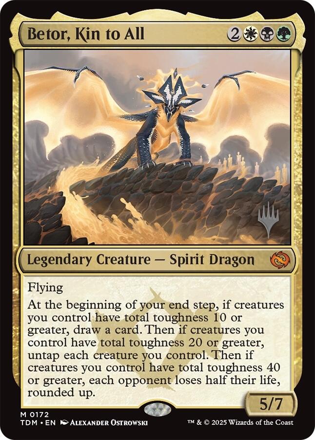 Betor, Kin to All [Tarkir: Dragonstorm Promos] | Magic Magpie