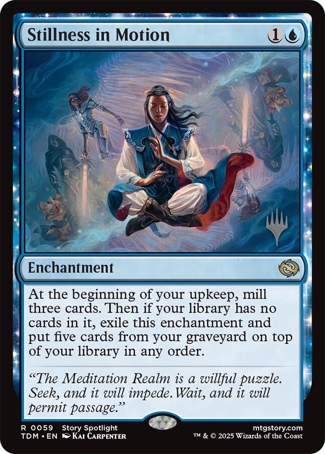 Stillness in Motion [Tarkir: Dragonstorm Promos] | Magic Magpie