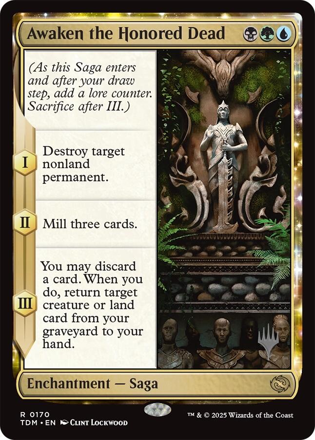 Awaken the Honored Dead [Tarkir: Dragonstorm Promos] | Magic Magpie