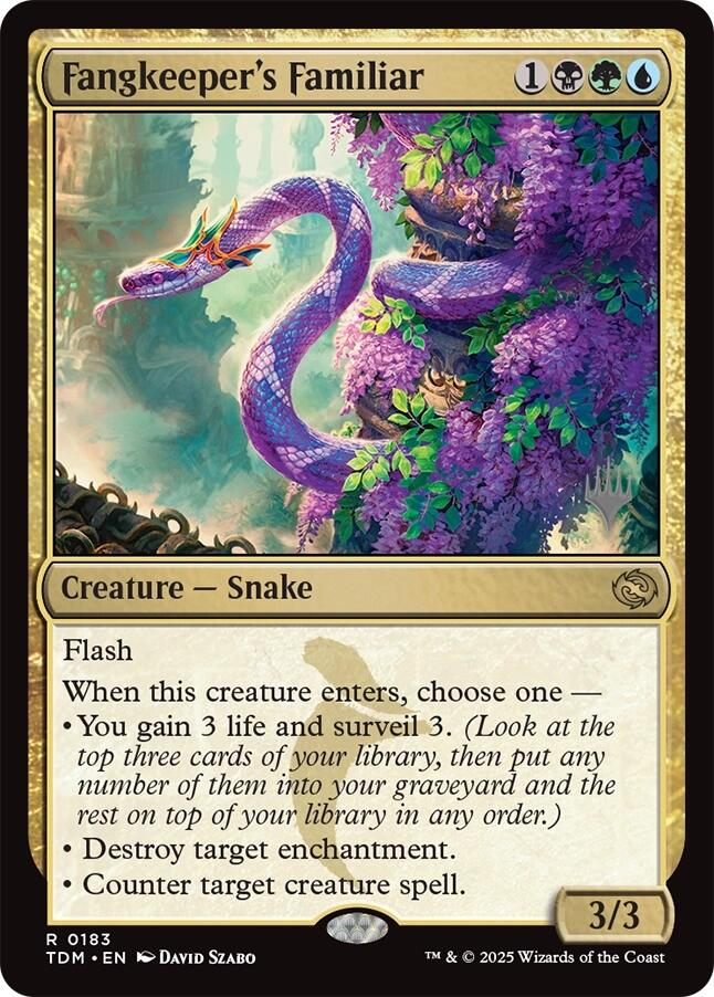 Fangkeeper's Familiar [Tarkir: Dragonstorm Promos] | Magic Magpie