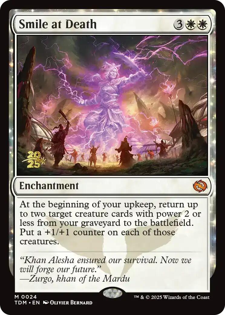 Smile at Death [Tarkir: Dragonstorm Prerelease Promos] | Magic Magpie
