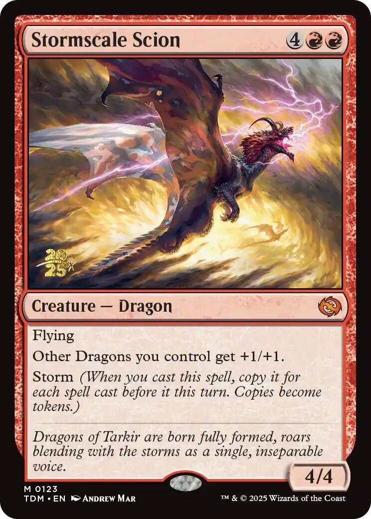 Stormscale Scion [Tarkir: Dragonstorm Prerelease Cards] | Magic Magpie